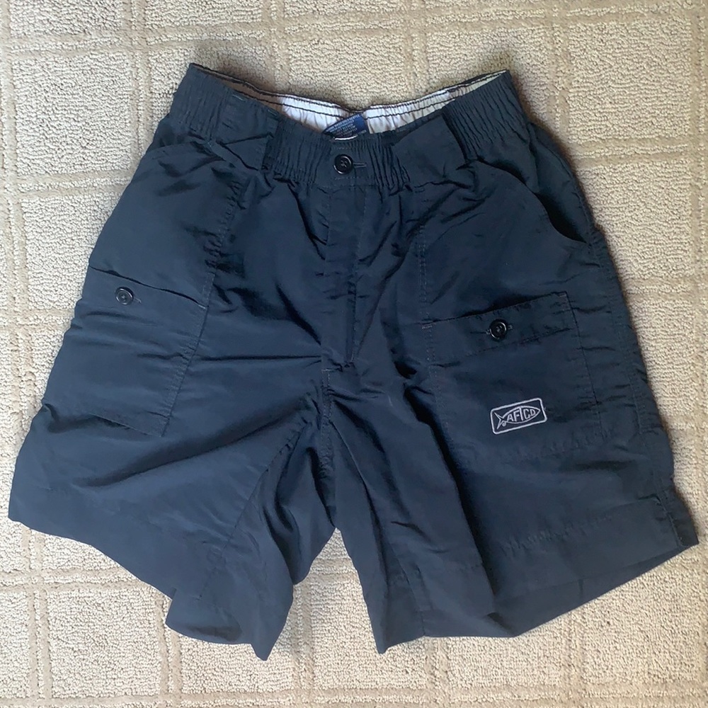 Black Aftco Fishing Shorts